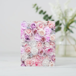 Bouquets von Rose 2 Feiertagspostkarte