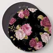 Bouquets von Rose 3 Button (Vorne & Hinten)