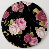 Bouquets von Rose 3 Button (Vorderseite)