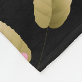 Bouquets von Rose 3 Fleecedecke (Ecke)