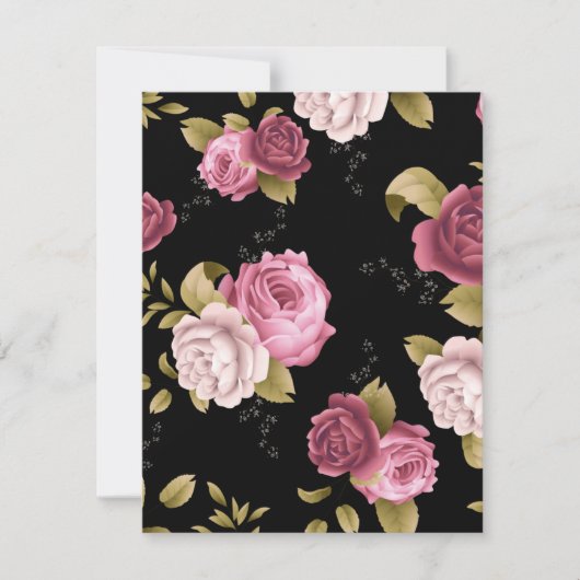 Bouquets von Rose 3 Mitteilungskarte (Vorderseite)