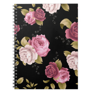 Bouquets von Rose 3 Notizblock