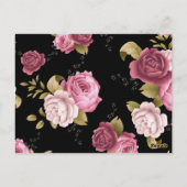 Bouquets von Rose 3 Postkarte (Rückseite)