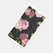 Bouquets von Rose 3 Serviette (Ecke)