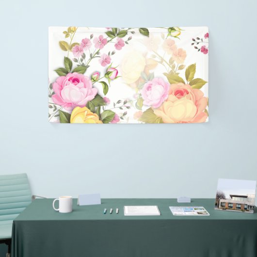 Bouquets von Rose 4 Banner (Messeveranstaltung)