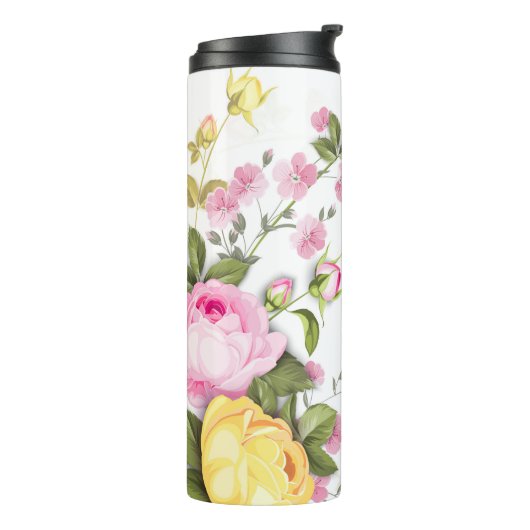 Bouquets von Rose 4 Thermosbecher (Nach links gedreht)