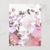 Bouquets von Rose 5 Feiertagspostkarte (Vorderseite)