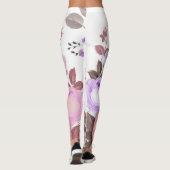 Bouquets von Rose 5 Leggings (Rückseite)