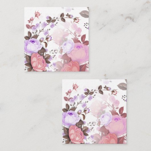Bouquets von Rose 5 Mitteilungskarte (Vorne/Hinten)