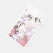 Bouquets von Rose 5 Serviette (Ecke)
