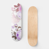 Bouquets von Rose 5 Skateboard (Vorderseite)