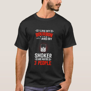 Bourban & BBQ Barbecue-Grillmeister T-Shirt