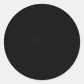 Bourbon And Dogs I Love My Licker Bourbon Drinking Runder Aufkleber (Vorderseite)