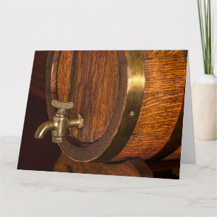 BOURBON BARREL BIRTHDAY BIG CARD KARTE
