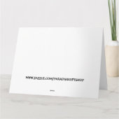 BOURBON BARREL BIRTHDAY BIG CARD KARTE (Rückseite)