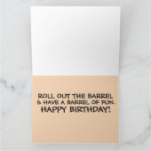BOURBON BARREL BIRTHDAY GREETING CARD KARTE (Innenseite)