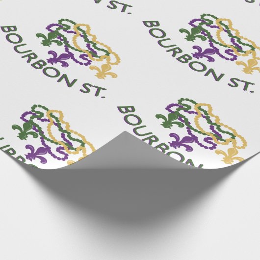 Bourbon Beads Geschenkpapier (Ecke)