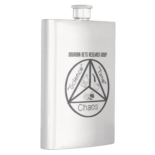 Bourbon Bets Research Group Flask Flachmann (Rechts)