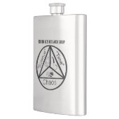 Bourbon Bets Research Group Flask Flachmann (Links)