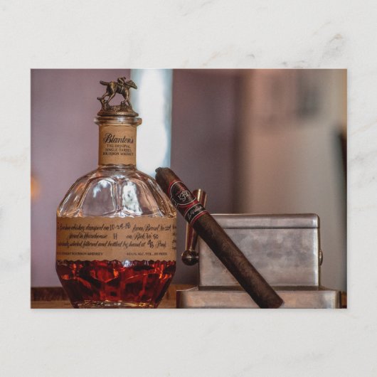 BOURBON & CIGAR Postkarte (Vorderseite)
