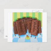 Bourbon Cream Tee Postkarte (Vorne/Hinten)