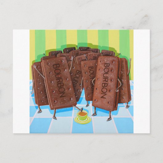 Bourbon Cream Tee Postkarte (Vorderseite)