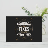 Bourbon Day fixt alles Einladung (Stehend Vorderseite)