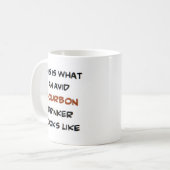 Bourbon Drinker, begeistert Kaffeetasse (Vorderseite Links)