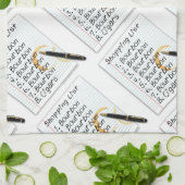 BOURBON-EINKAUFSlisten-COCKTAIL-SPASS Küchentuch (Gefaltet)