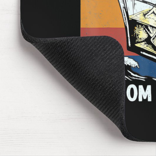 Bourbon Goes In Wisdom Comes Out 1970s Retro  Mousepad (Ecke)