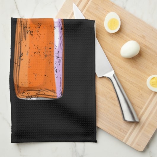 Bourbon hilft bei sonnigen Alkoholkonsum Geschirrtuch (Viertel Falte)