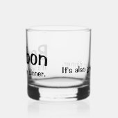 Bourbon ist köstlich whiskyglas (Links)