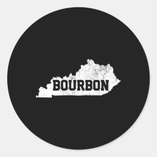 Bourbon Kentucky Whiskey Drinks S Runder Aufkleber
