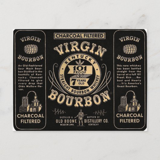 Bourbon kommerziell postkarte (Vorderseite)