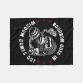 Bourbon kommt in Weisheit aus AffenWhiskey (o Fleecedecke (Vorderseite (Horizontal))