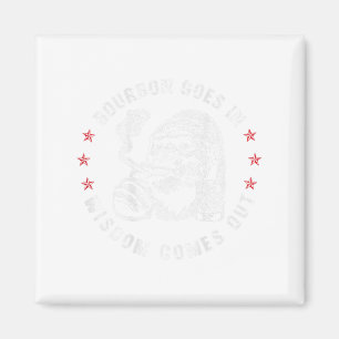 Bourbon kommt in Weisheit aus AffenWhiskey (o Magnet