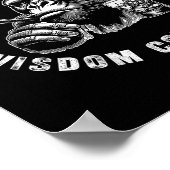 Bourbon kommt in Weisheit aus AffenWhiskey (o Poster (Ecke)