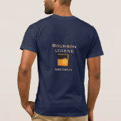 Bourbon Legend Front- und Backdesigns T-Shirt (Rückseite)