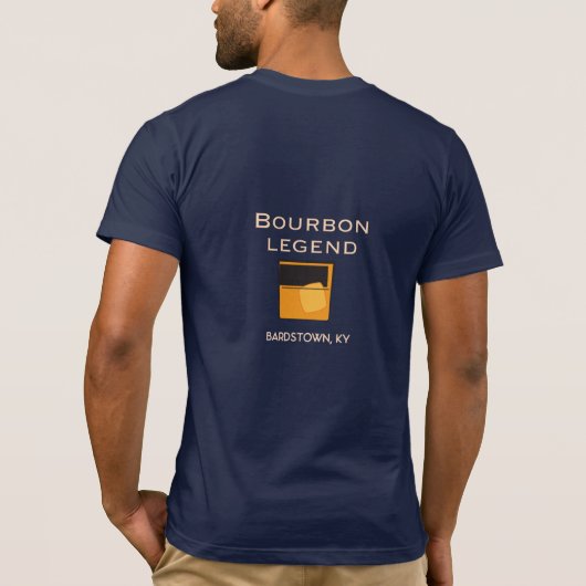 Bourbon Legend Front- und Backdesigns T-Shirt (Rückseite)