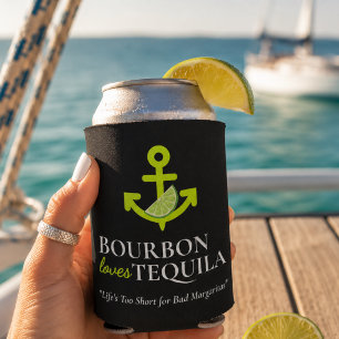 Bourbon Liebt Tequila Anker Limette Margarita Sege Dosenkühler