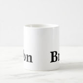 Bourbon lover black and white kaffeetasse (Mittel)