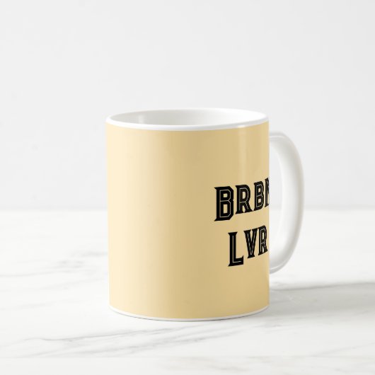 Bourbon lover coffee mug kaffeetasse (VorderseiteRechts)