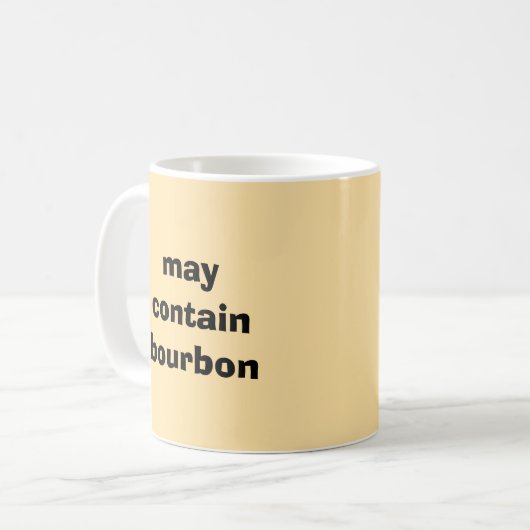 Bourbon lover coffee mug kaffeetasse (Vorderseite Links)
