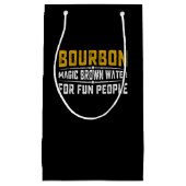 Bourbon Magic Brown Water Fun People - Whiskey Kleine Geschenktüte (Vorderseite)