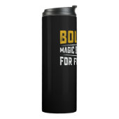 Bourbon Magic Brown Water Fun People - Whiskey Thermosbecher (Nach links gedreht)