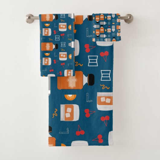 Bourbon Muster Badhandtuch Set (Insitu)