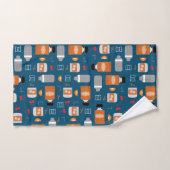 Bourbon Muster Badhandtuch Set (Handtuch)