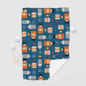 Bourbon Muster Golfhandtuch (Insitu)