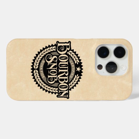 Bourbon Snob - lustiger Whiskeytrinker Case-Mate iPhone Hülle (Rückseite (Horizontal))