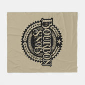 Bourbon Snob - lustiger Whiskeytrinker Fleecedecke (Vorderseite (Horizontal))